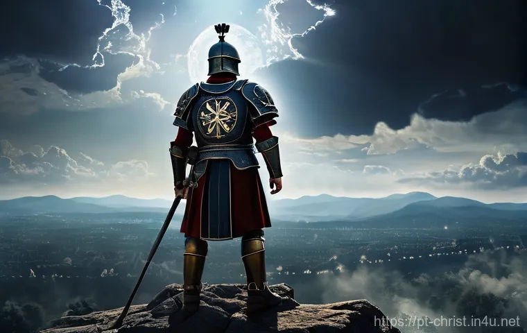 로마제국과 기독교 - A Secret Gathering in the Catacombs**
A diverse group of early Christians, including men, women, and...