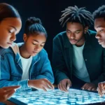 Home 20 기독교와 음모론 - **Prompt:** A diverse group of adults and teenagers, all modestly dressed in modern casual clothing,...