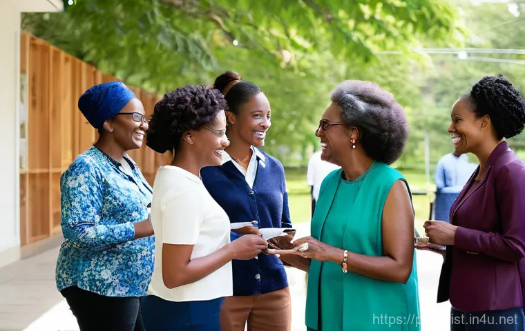 기독교와 여성 지도력 - **Prompt 2: Unveiling Scripture: A Progressive Theological Dialogue**
    A thoughtful, indoor scene...